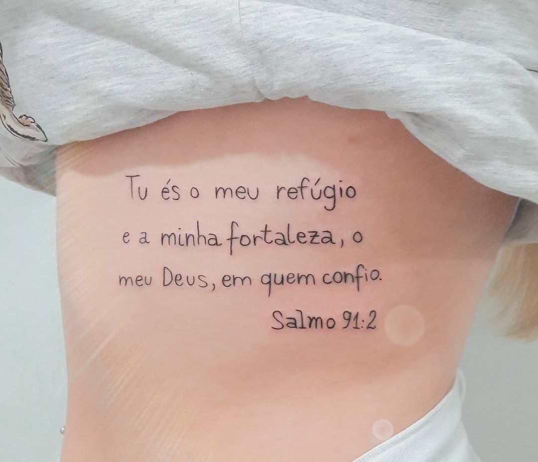 tatuagem salmo 91 proteção