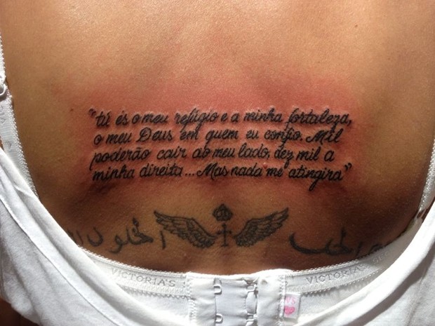 tatuagem salmo 91 fé