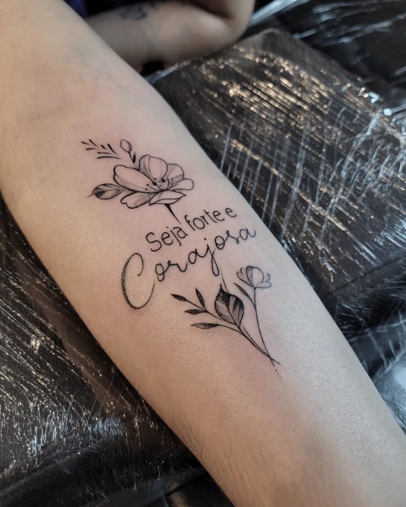 tatuagem seja forte e corajosa significado