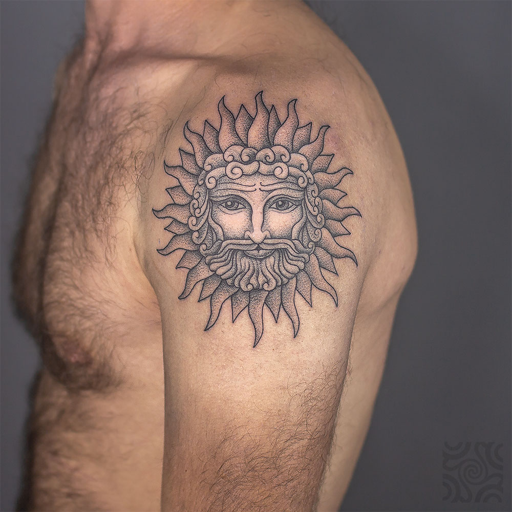 tatuagem sol