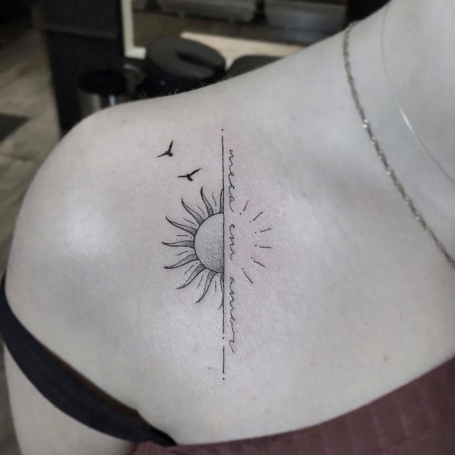 tatuagem sol