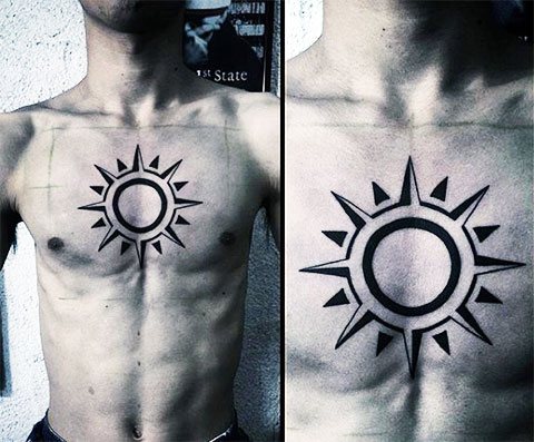 tatuagem sol