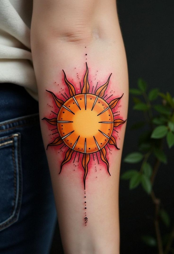 tatuagem sol