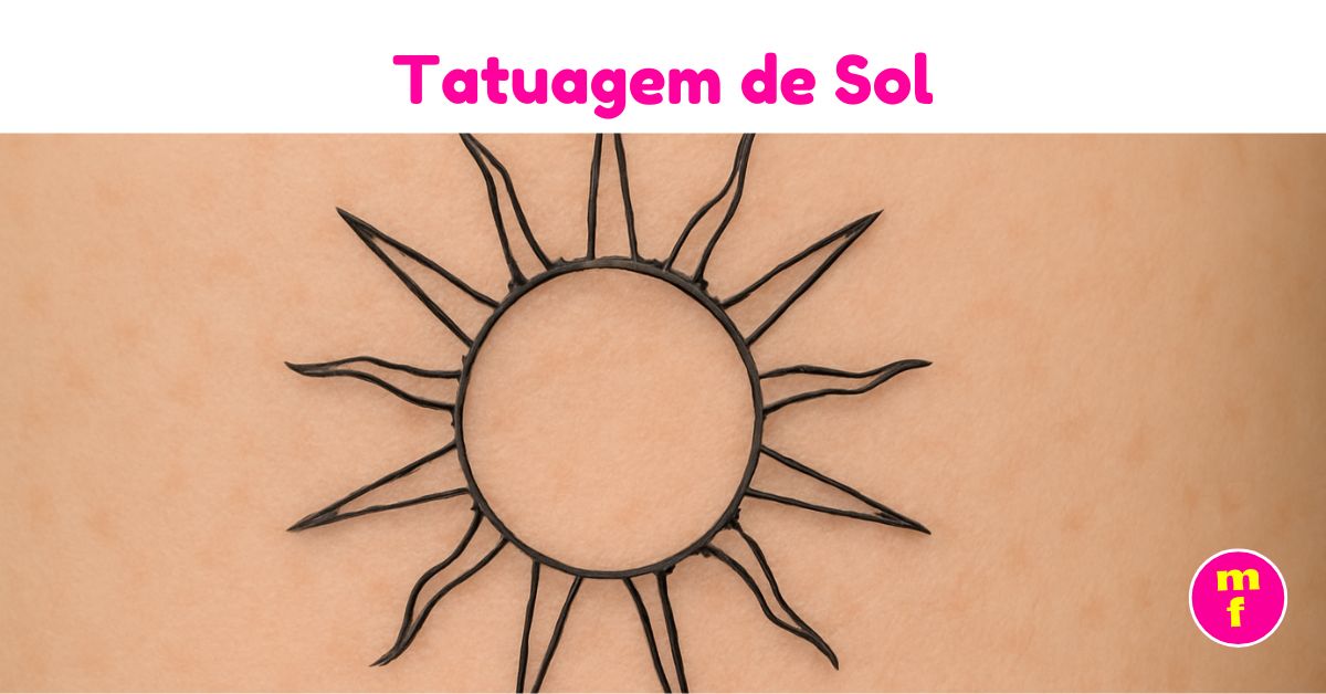 tatuagem sol
