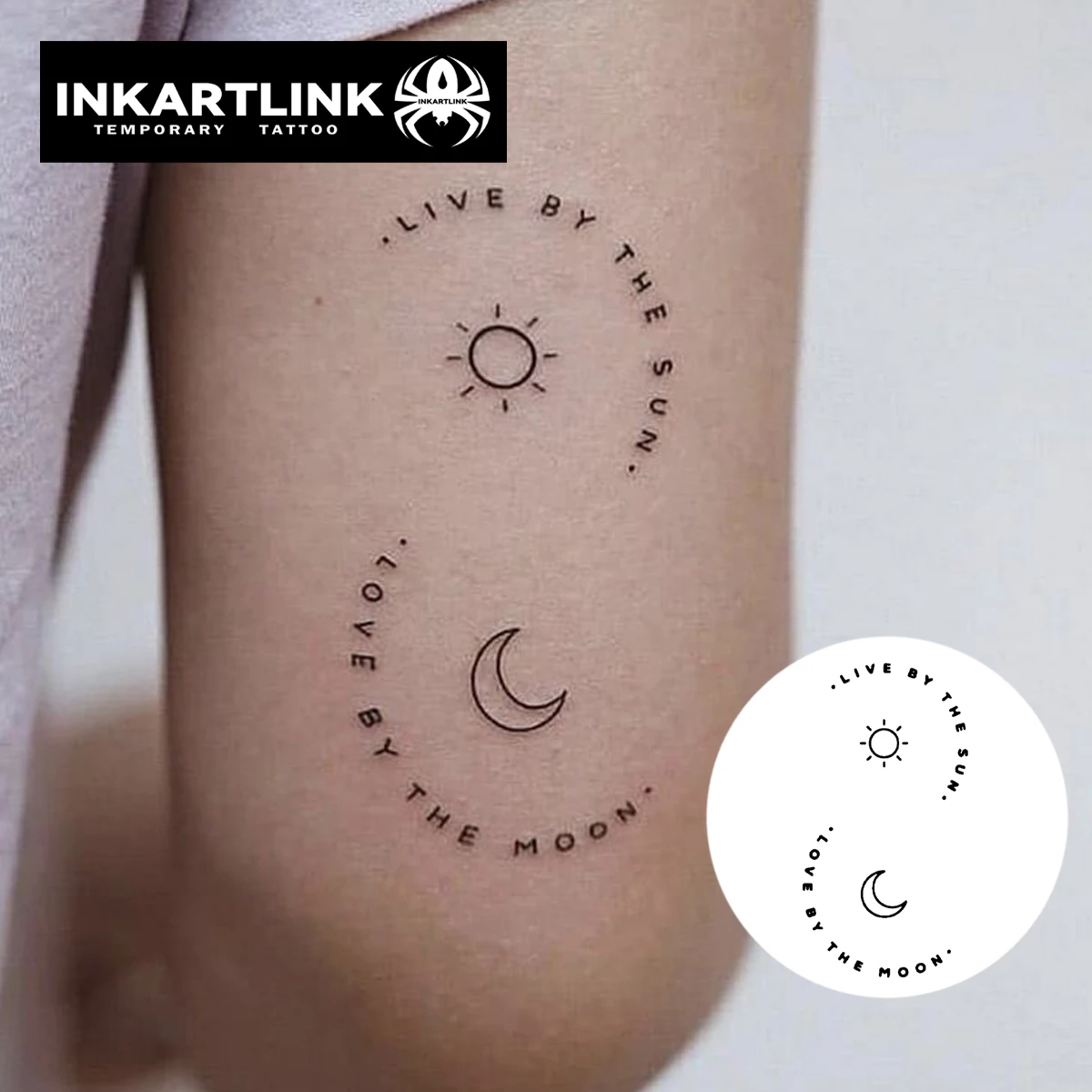 tatuagem sol e lua