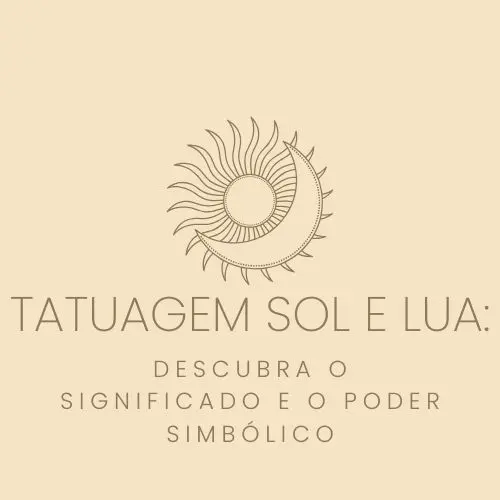 tatuagem sol e lua