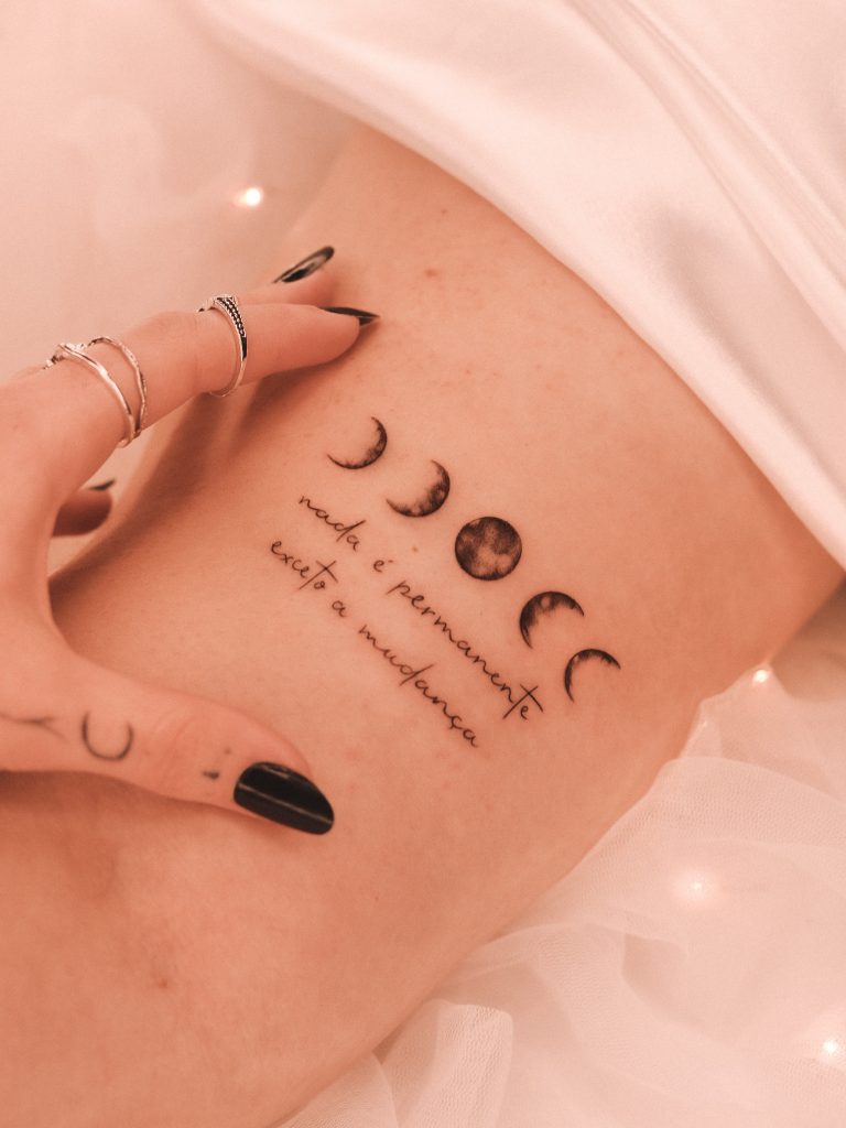 tatuagem sol e lua