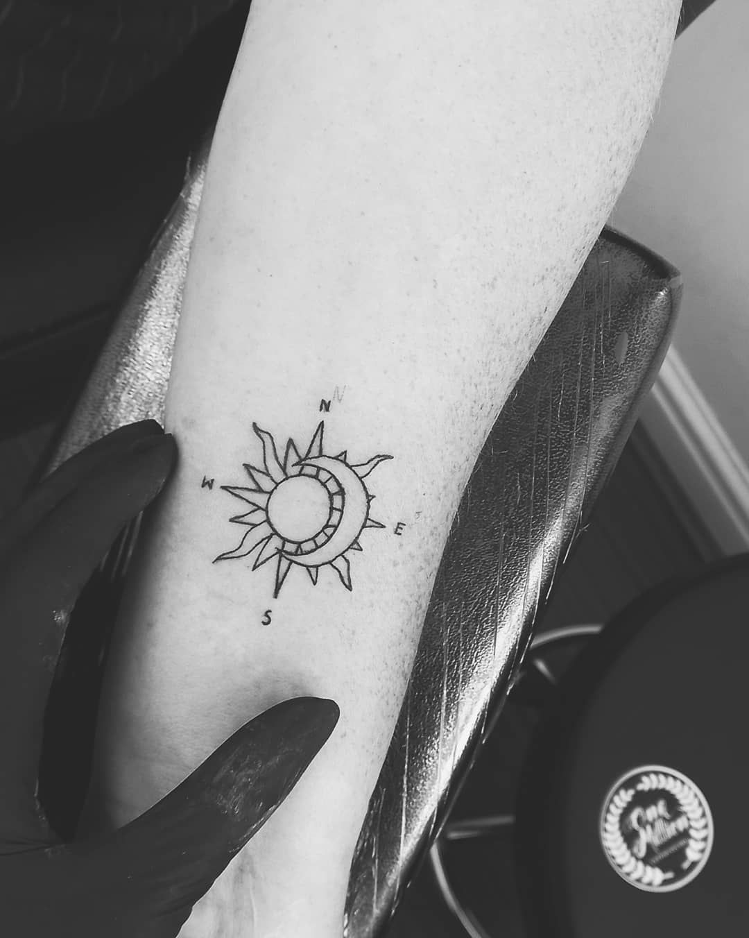 tatuagem sol e lua