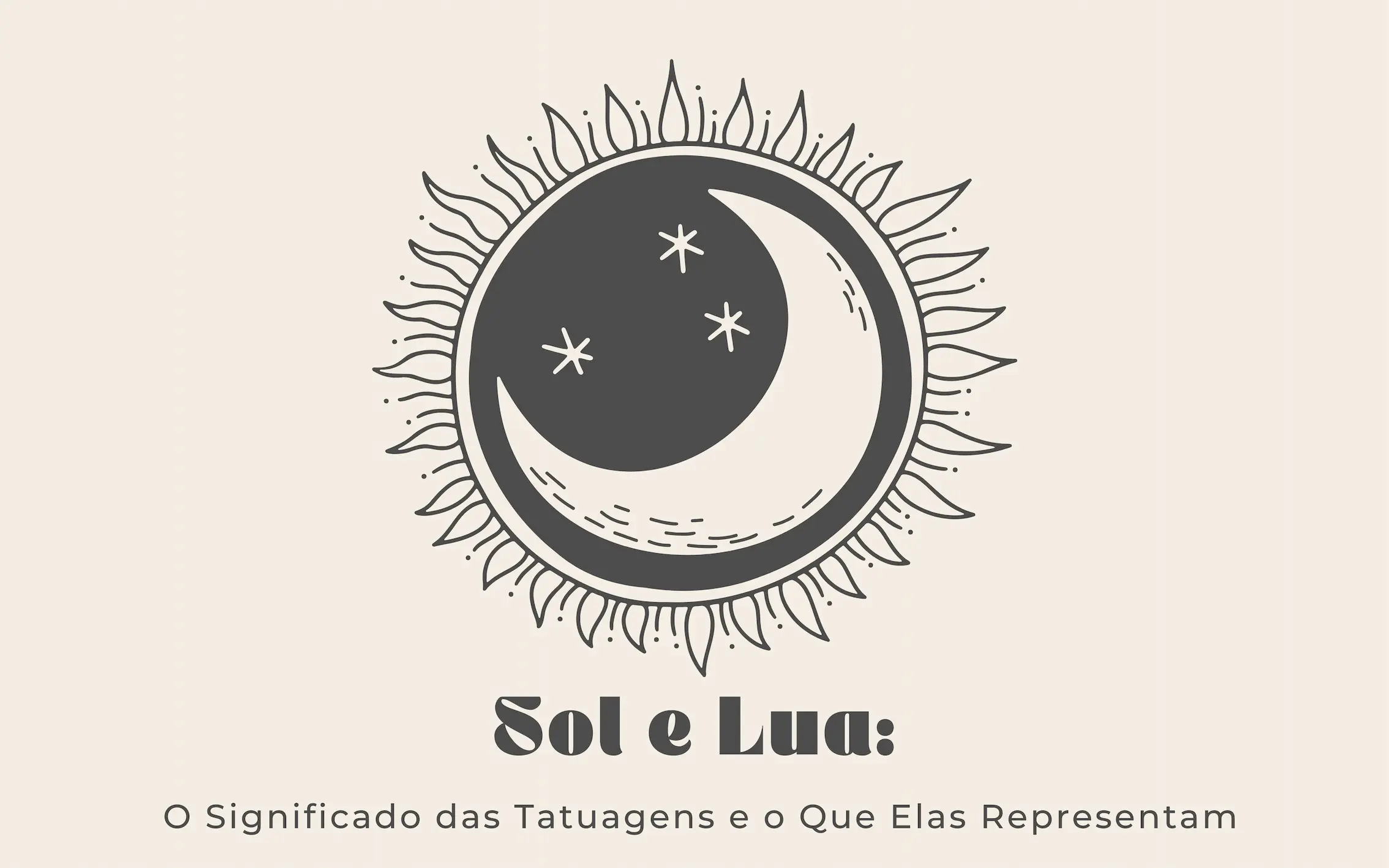 tatuagem sol e lua antebraço