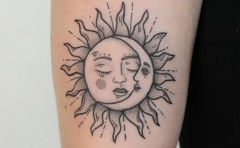tatuagem sol e lua significado amor
