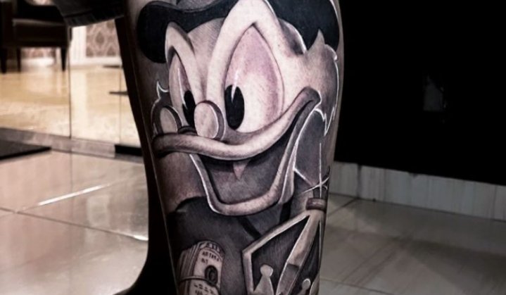 significado tatuagem tio patinhas dinheiro