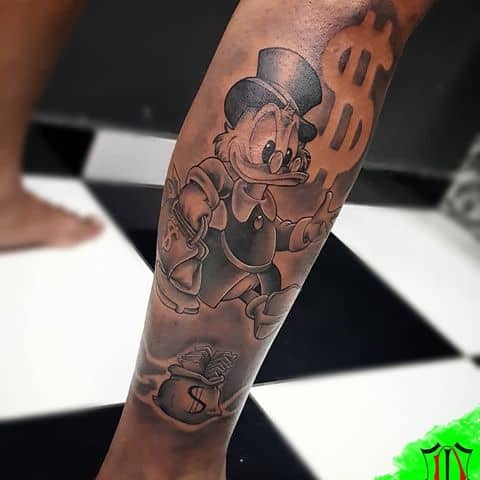 ideias de tatuagem tio patinhas