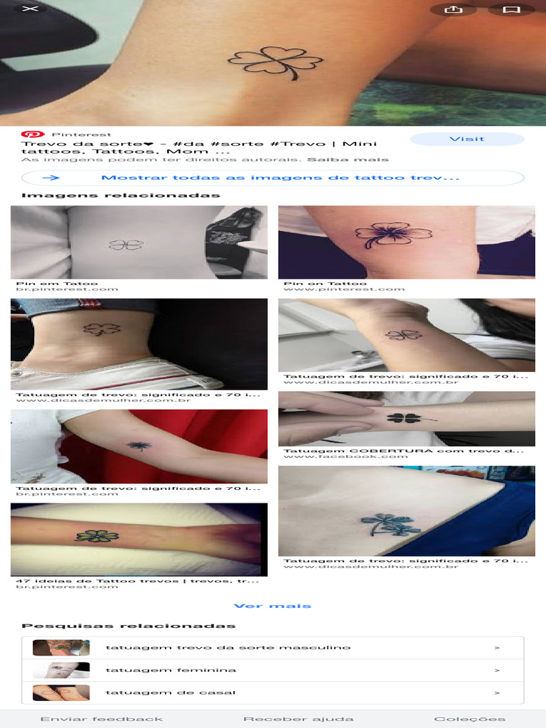 5 ideias de títulos:
1. Tatuagem de Trevo: Guia Completo de Significados e Estilos
2. Trevo de Quatro Folhas: Mais que Sorte