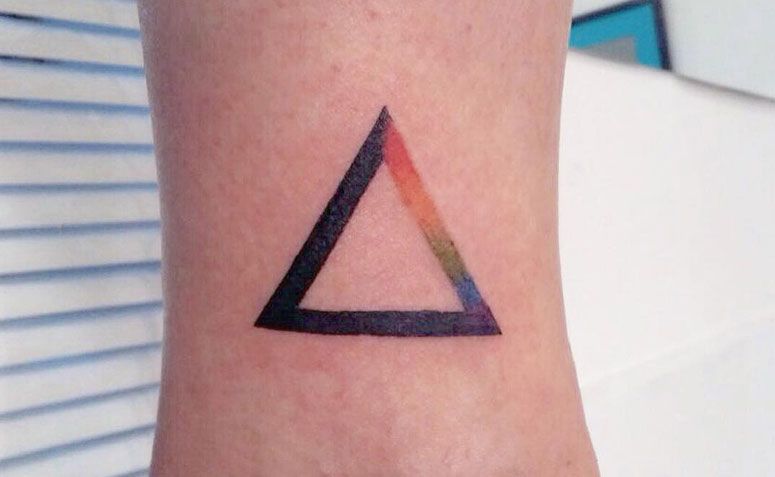 tatuagem triângulo