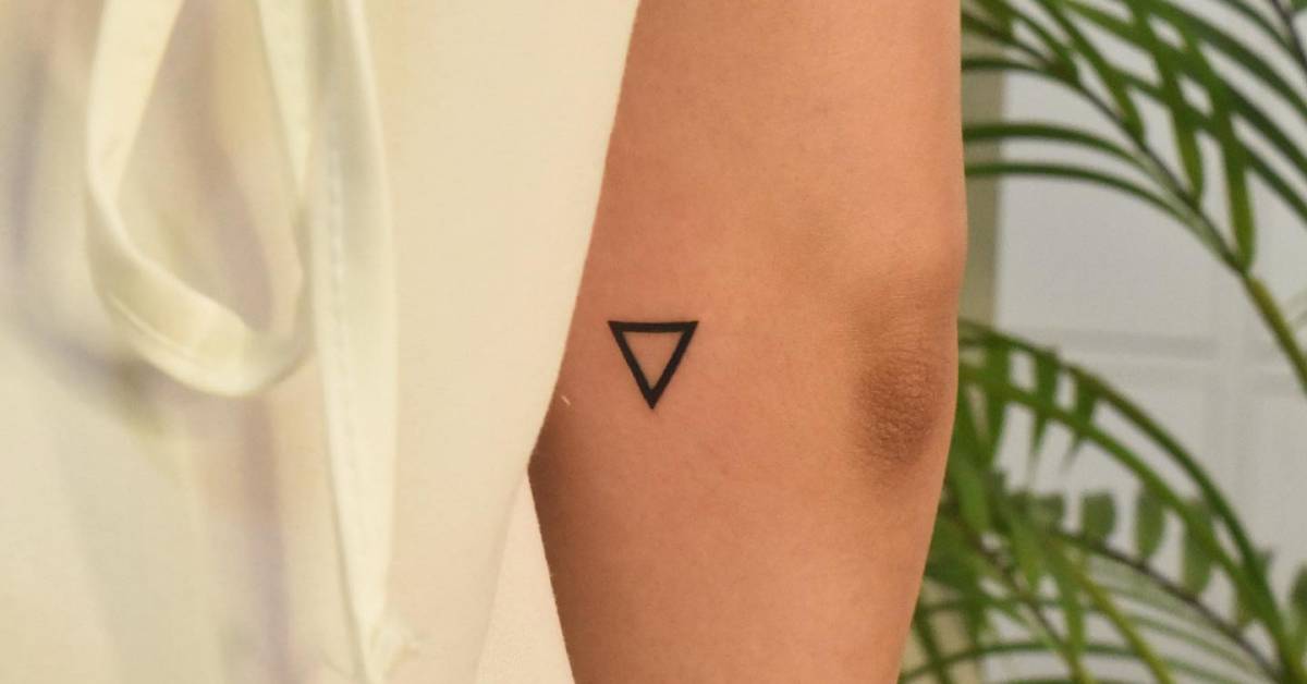 tatuagem triângulo