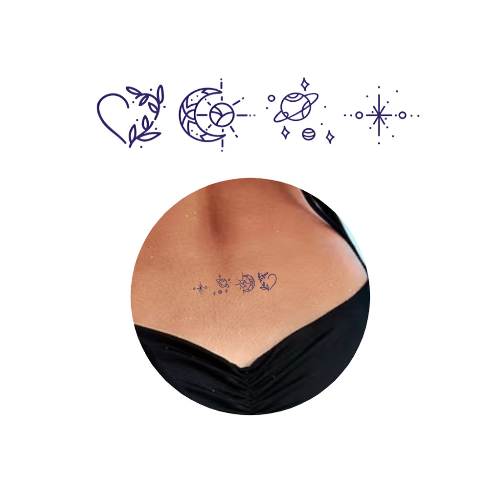 tatuagem espaço sideral