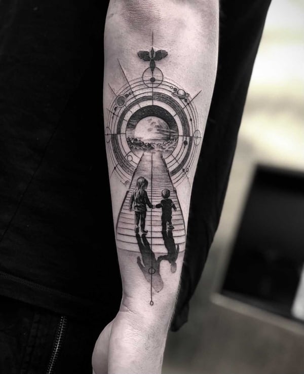 ideias tatuagem cósmica