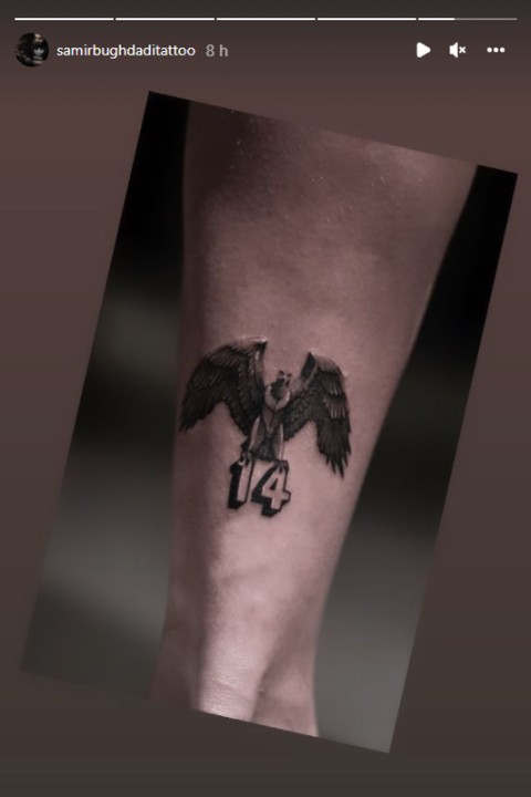 tatuagem urubu rei flamengo