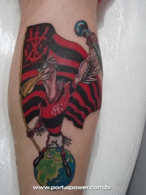 significado tatuagem urubu flamengo