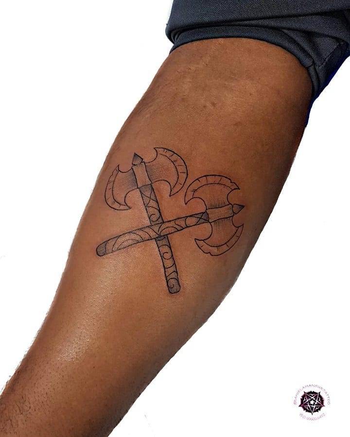 tatuagem xangô leão