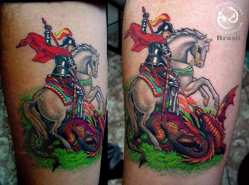 tatuagem xangô masculina