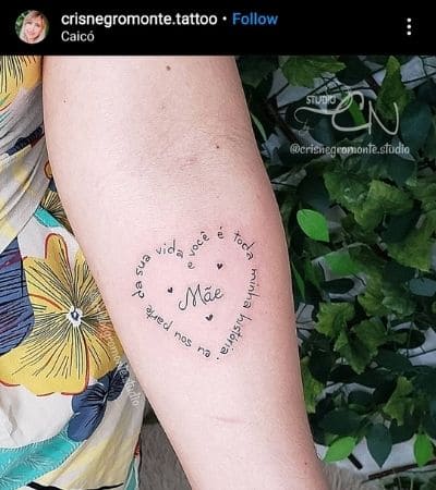 tatuagens em homenagem a mãe