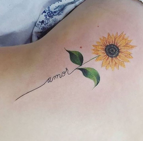 tatuagens girassol