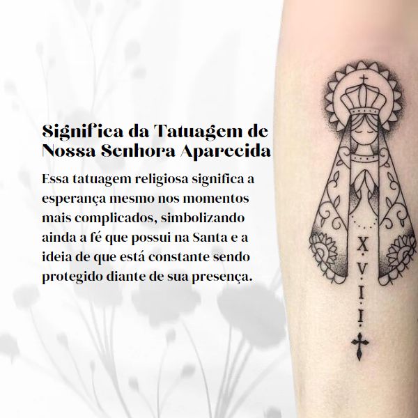5 ideias de títulos:
1. Tatuagem de Nossa Senhora Aparecida: Guia Completo de Estilos e Significados
2. Os Símbolos por Trás da Tatuagem de Nossa Senhora Aparecida
3. Tatuagens de Nossa Senhora Aparecida: Inspirações Delicadas e Realistas
4. Fé Gravada na Pele: Explorando Tatuagens de Nossa Senhora Aparecida
5. Tatuagem de Nossa Senhora Aparecida: Um Ato de Devoção e Proteção