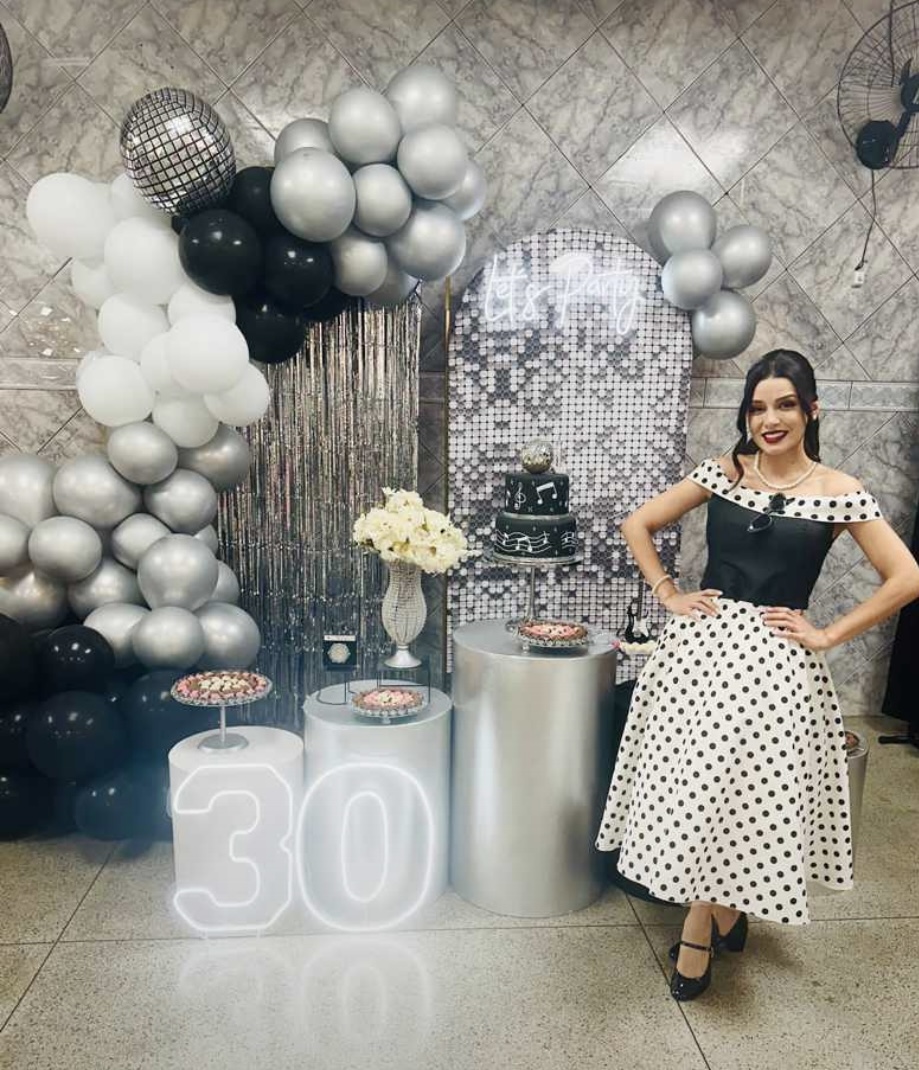 decoração de aniversário 30 anos