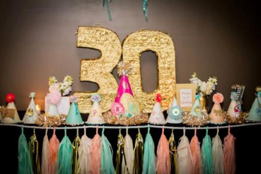 decoração de 30 anos sofisticada