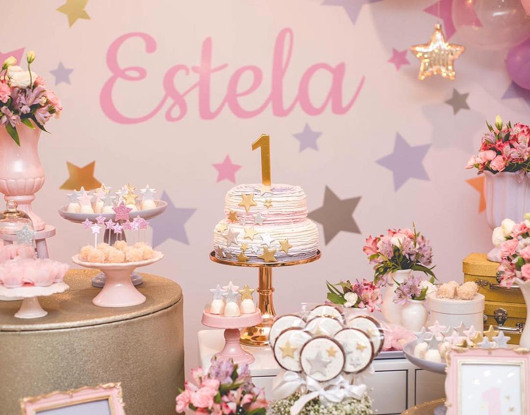 temas de aniversário de bebê menina 1 ano