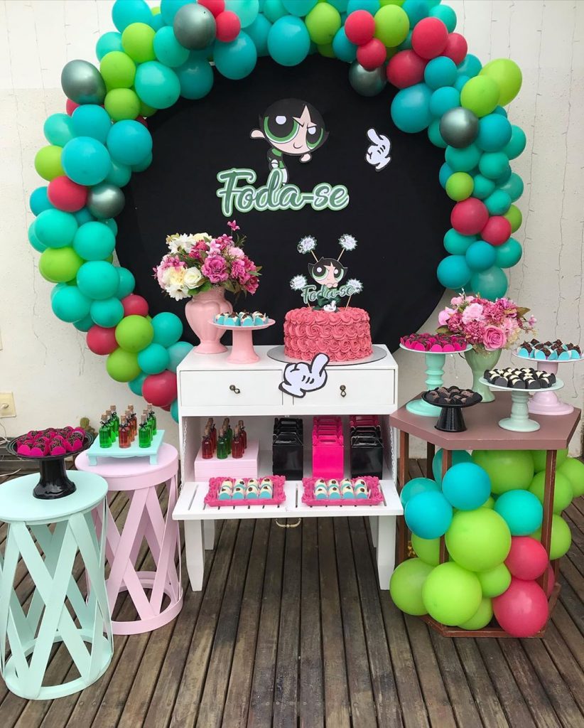 aniversário adulto feminino moderno