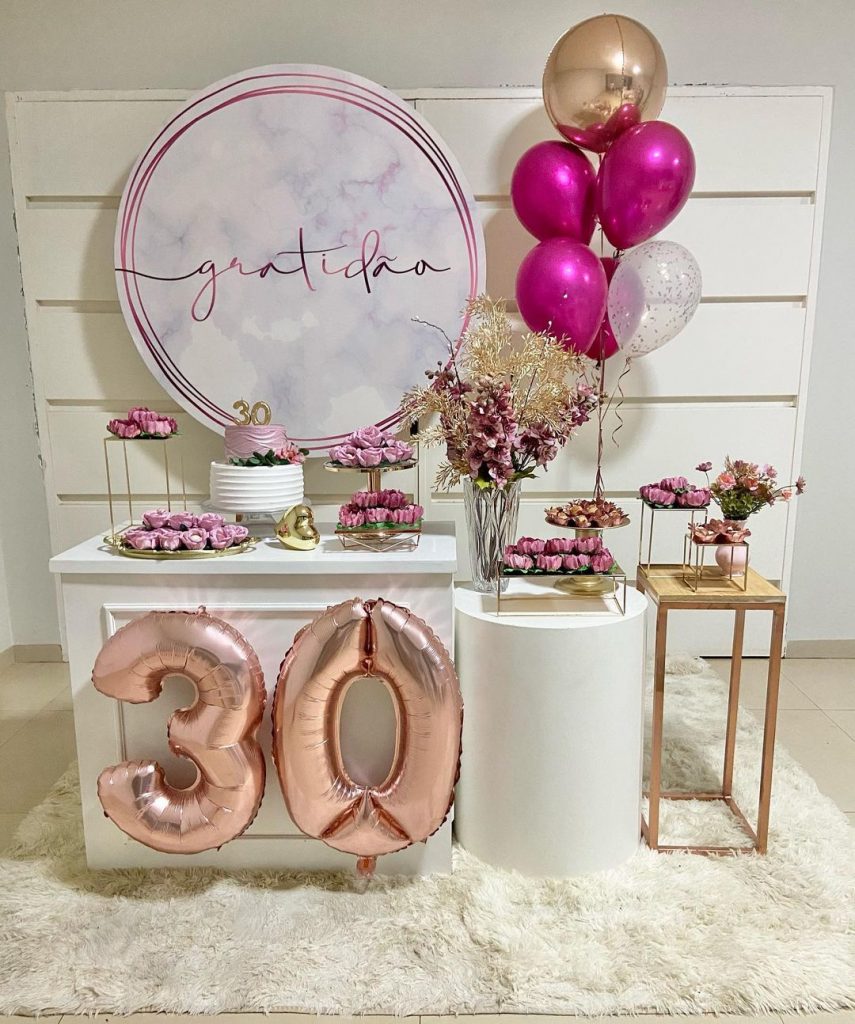 tema de aniversário feminino diferente adulto