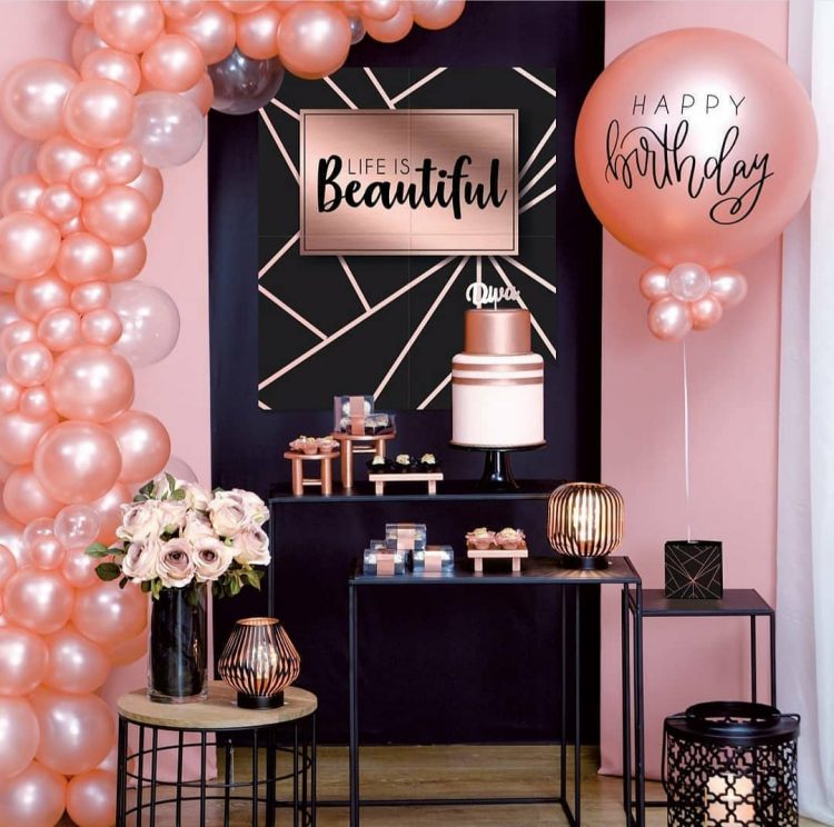tema de aniversário feminino diferente adulto