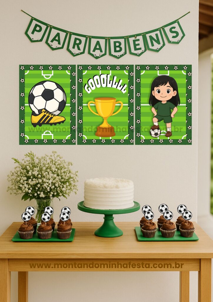 festa futebol para 5 anos