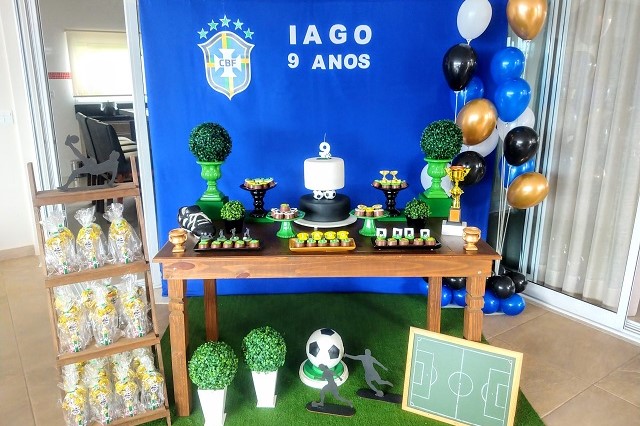 festa futebol com atividades