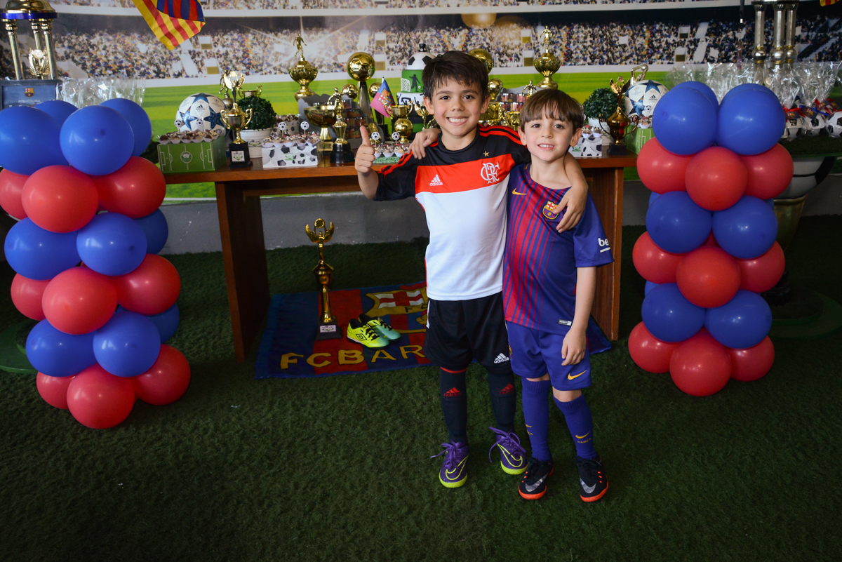 festa futebol com comidas temáticas