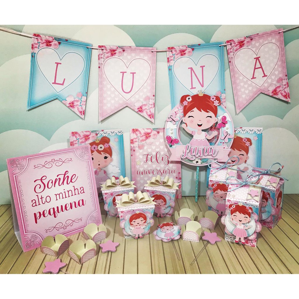 tema de aniversário infantil menina criativo
