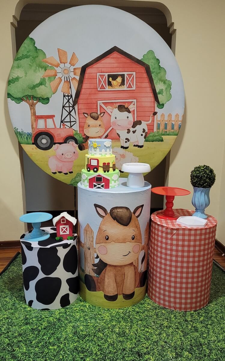 painel fazendinha DIY