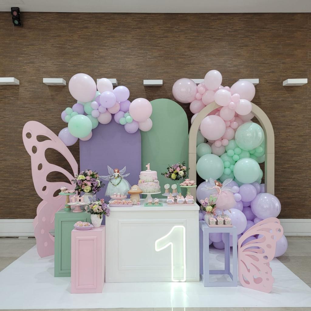 decoração jardim encantado para 1 ano