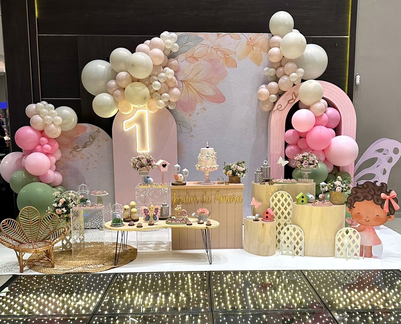 inspiração festa jardim encantado