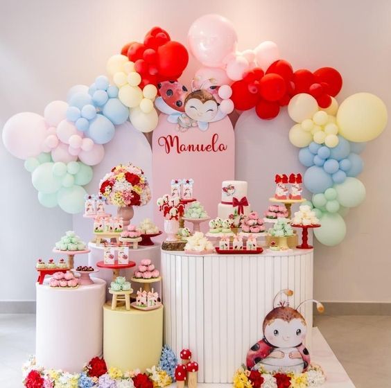 ideias de festa de 1 ano para menina