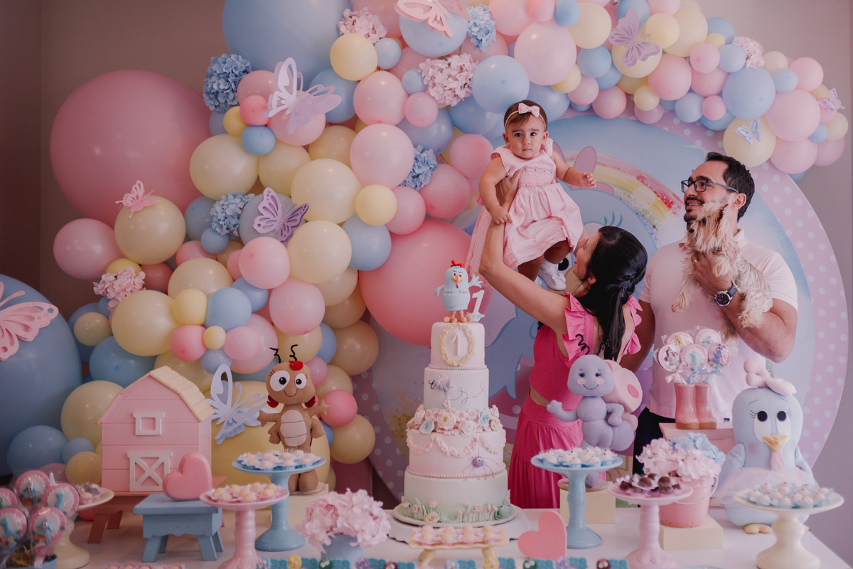 festas infantis de 1 ano para meninas