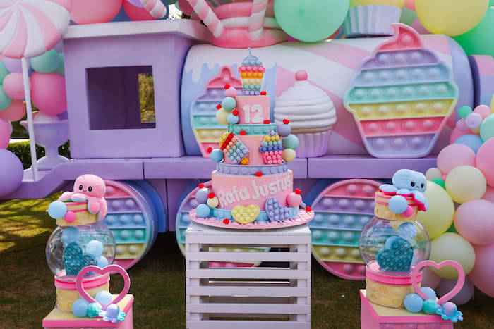 decoração jardim encantado simples