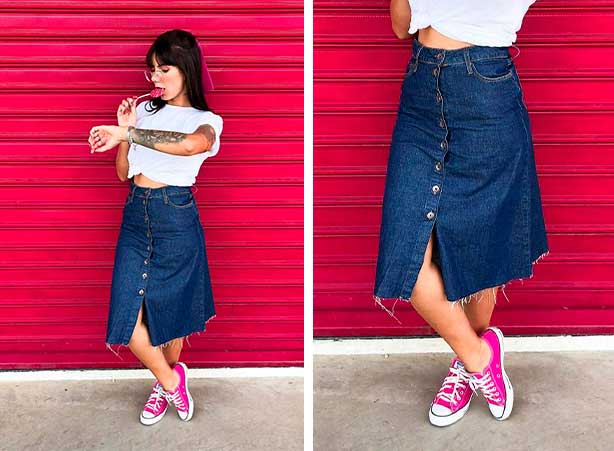 tenis para usar com saia