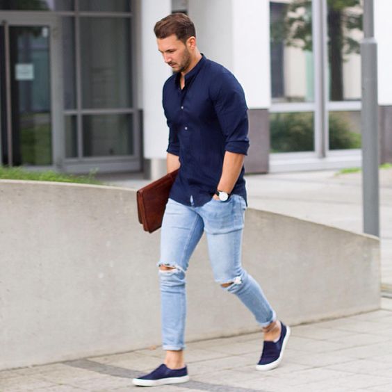 Tênis slip-on masculino