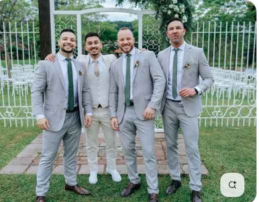 roupa padrinho casamento ao ar livre