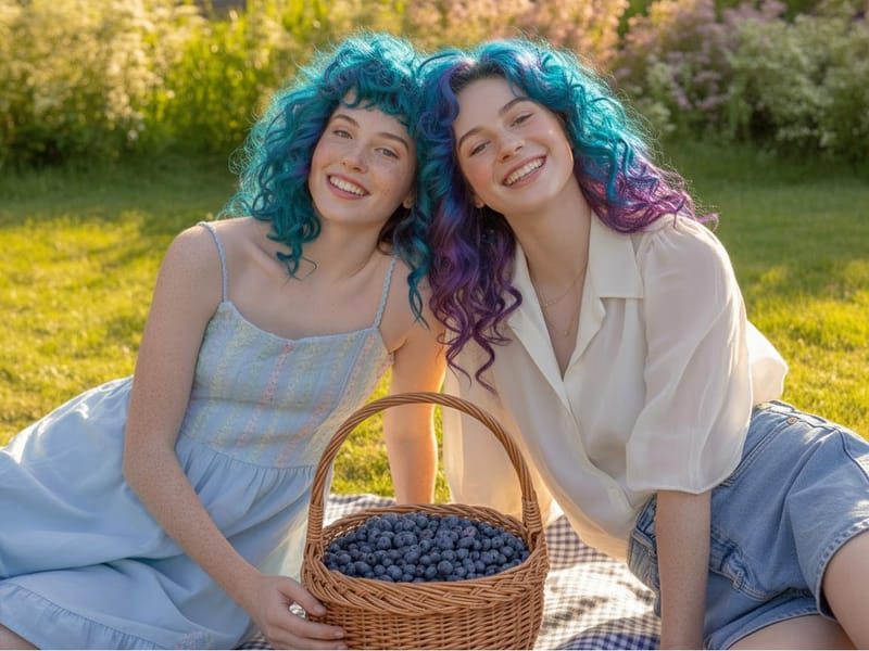 testando cor de cabelo