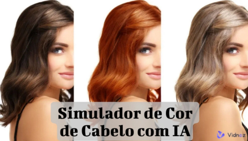 testar cores de cabelo antes de pintar no celular