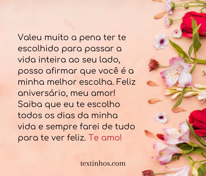 frases de aniversário para marido que faz chorar